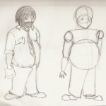From a character sketch...